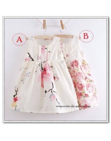 Zara Girl Sleeveless Floral Dress (2 designs)
